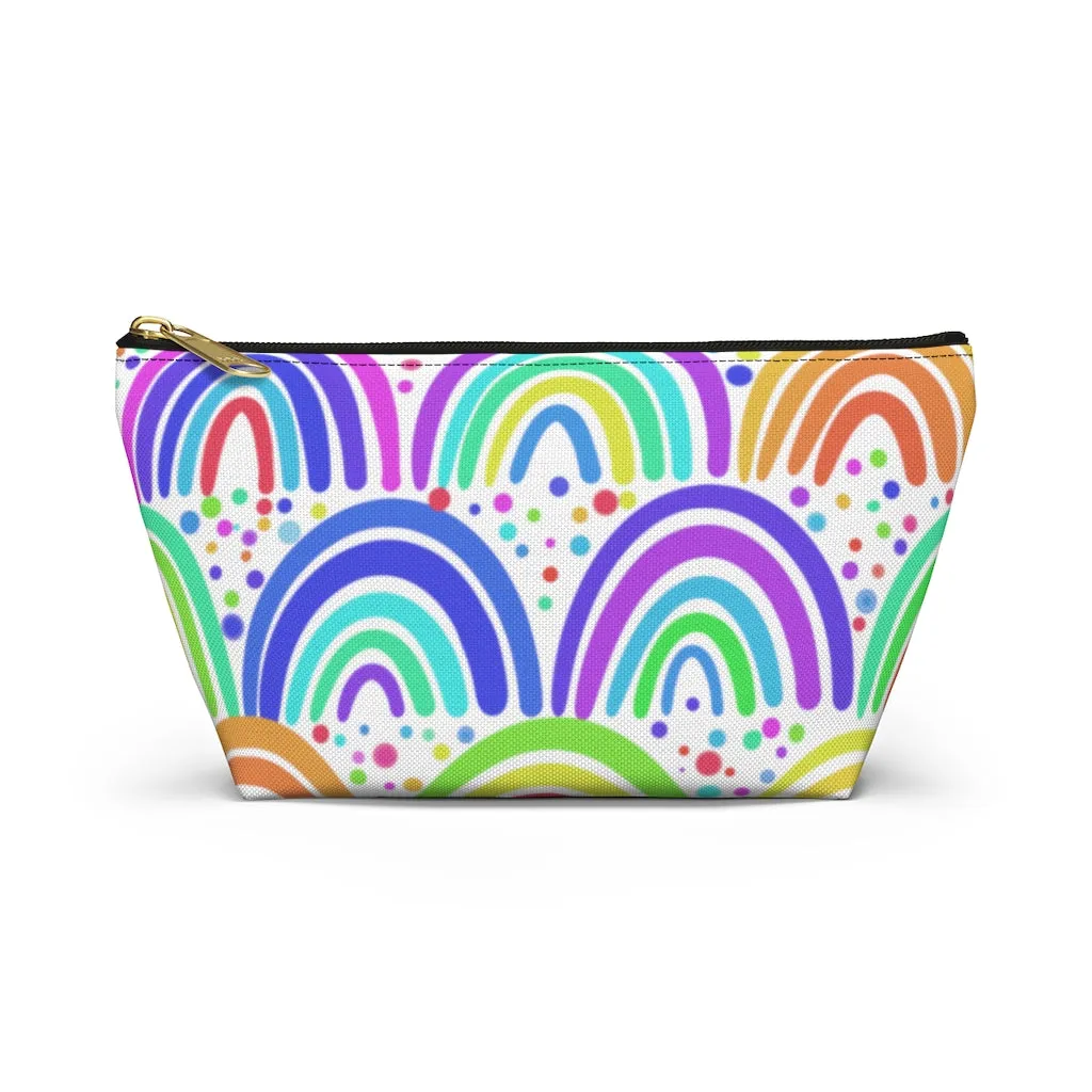 Rainbow Accessory Pouch w T-bottom
