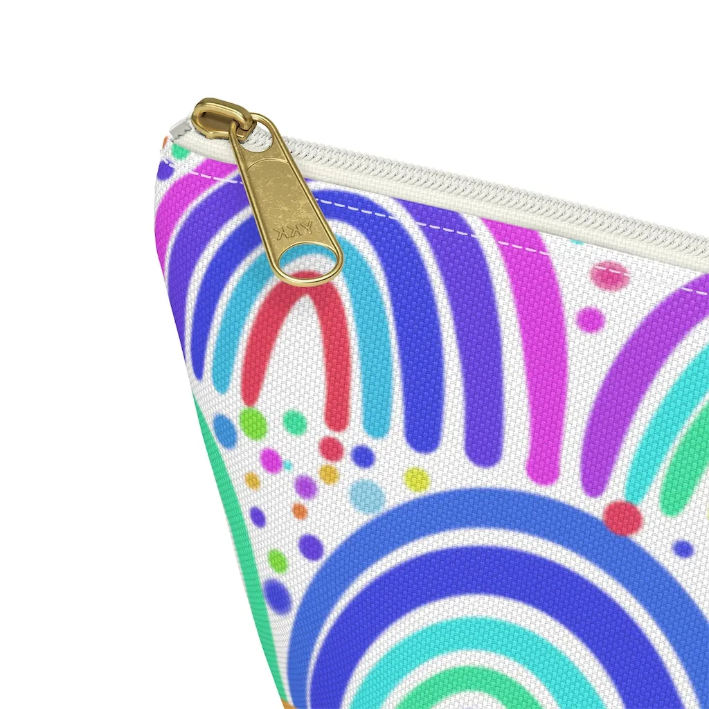 Rainbow Accessory Pouch w T-bottom