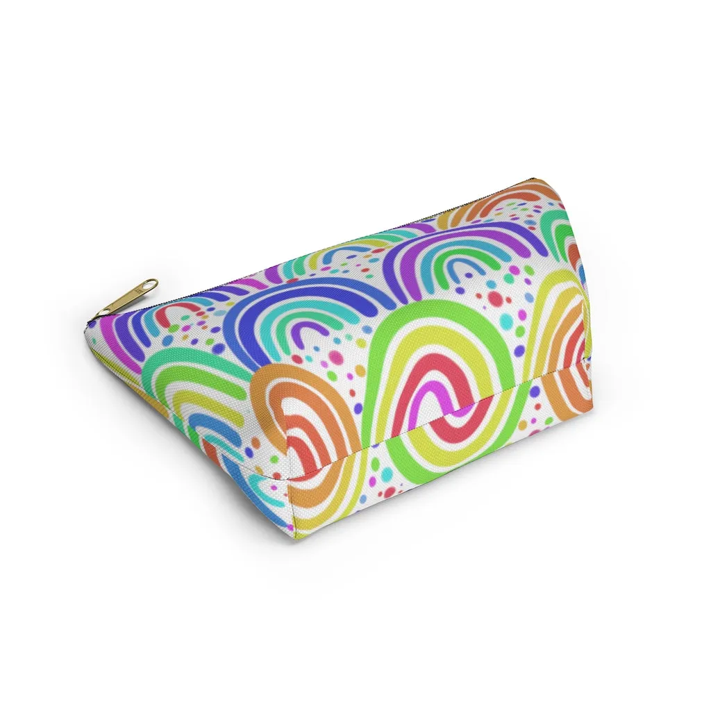 Rainbow Accessory Pouch w T-bottom