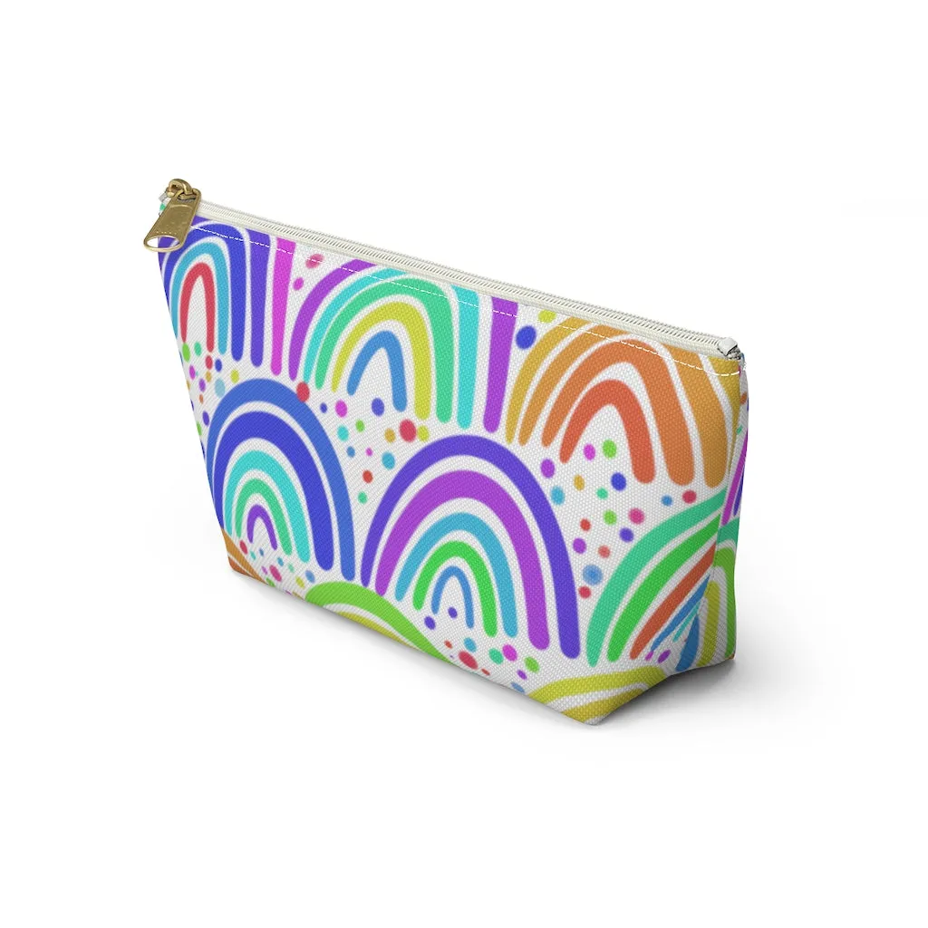 Rainbow Accessory Pouch w T-bottom