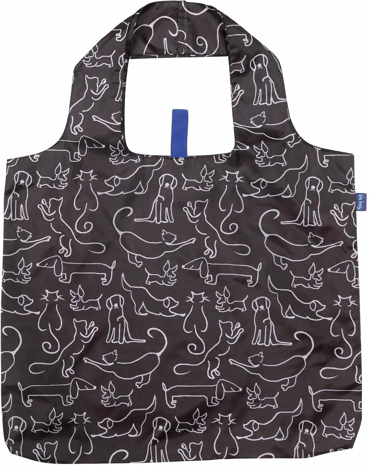 Reusable Grocery Bags - Washable, Foldable, Packable Tote, Large Handles, Heavy Duty, Zippered Top Pouch