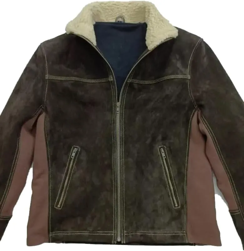 Rick Grimes The Walking Dead Season 6 Real Suede Leather Jacket | Genuine Suede Jacket