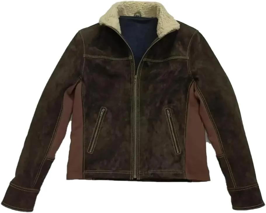 Rick Grimes The Walking Dead Season 6 Real Suede Leather Jacket | Genuine Suede Jacket