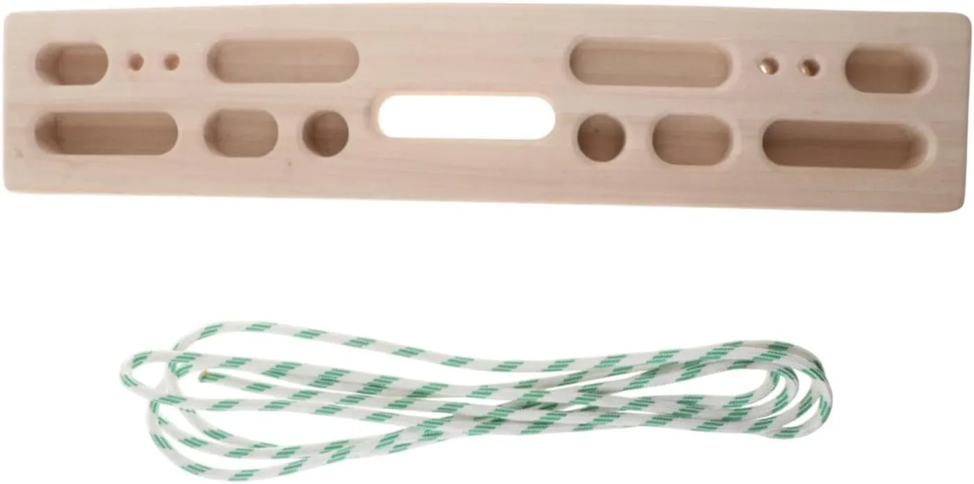 Rock Climbing Hanging Board,Training Hanging Board,Home Gym Fitness Bouldering Gifts,Grip Strengthener,Wooden Hanging Board