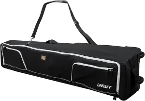 Rolling ski bag - Padded Snowboard Bag For Air Travel With Wheels,Outside Double Bags Fit 2 Sets Skis