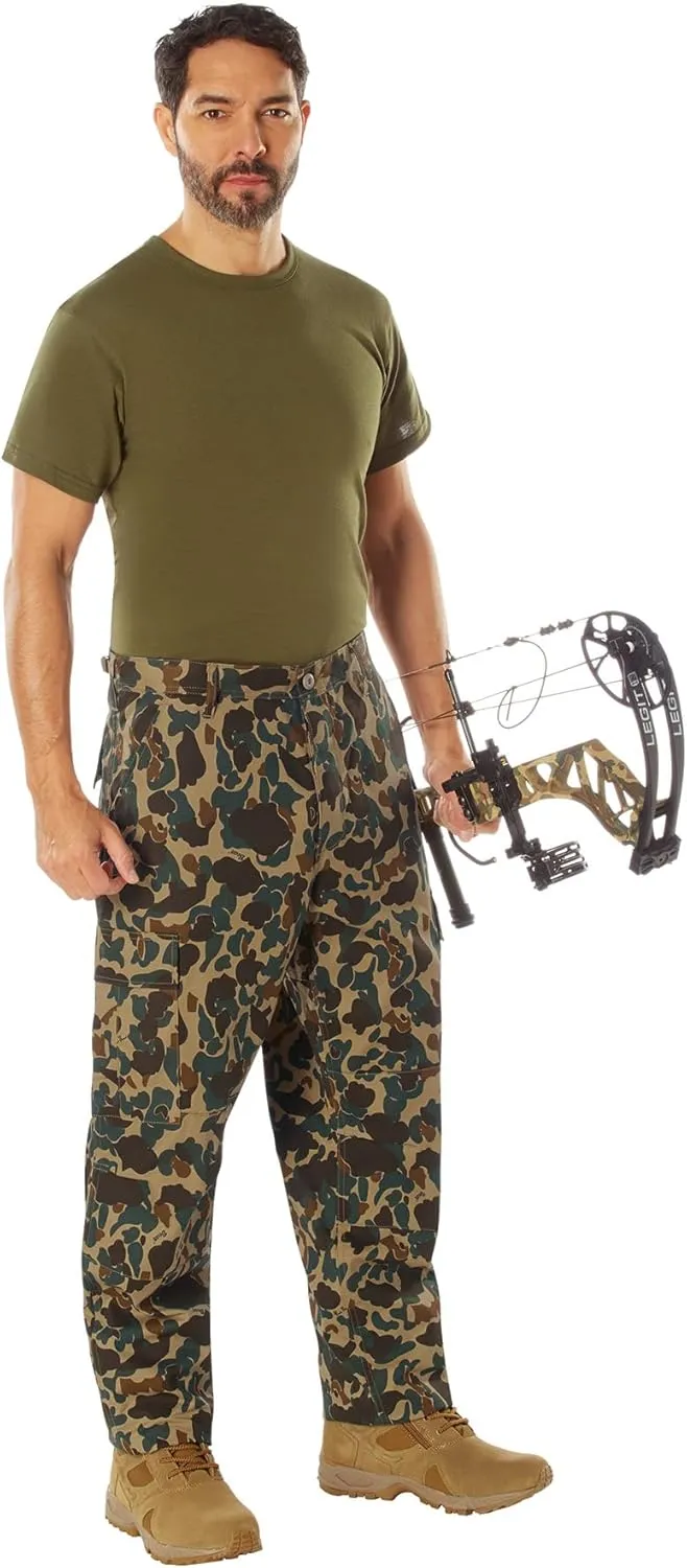 Rothco X Bear Archery Fred Bear Camo Tactical BDU Pants – Rugged & Heavy-Duty Cargo Pants