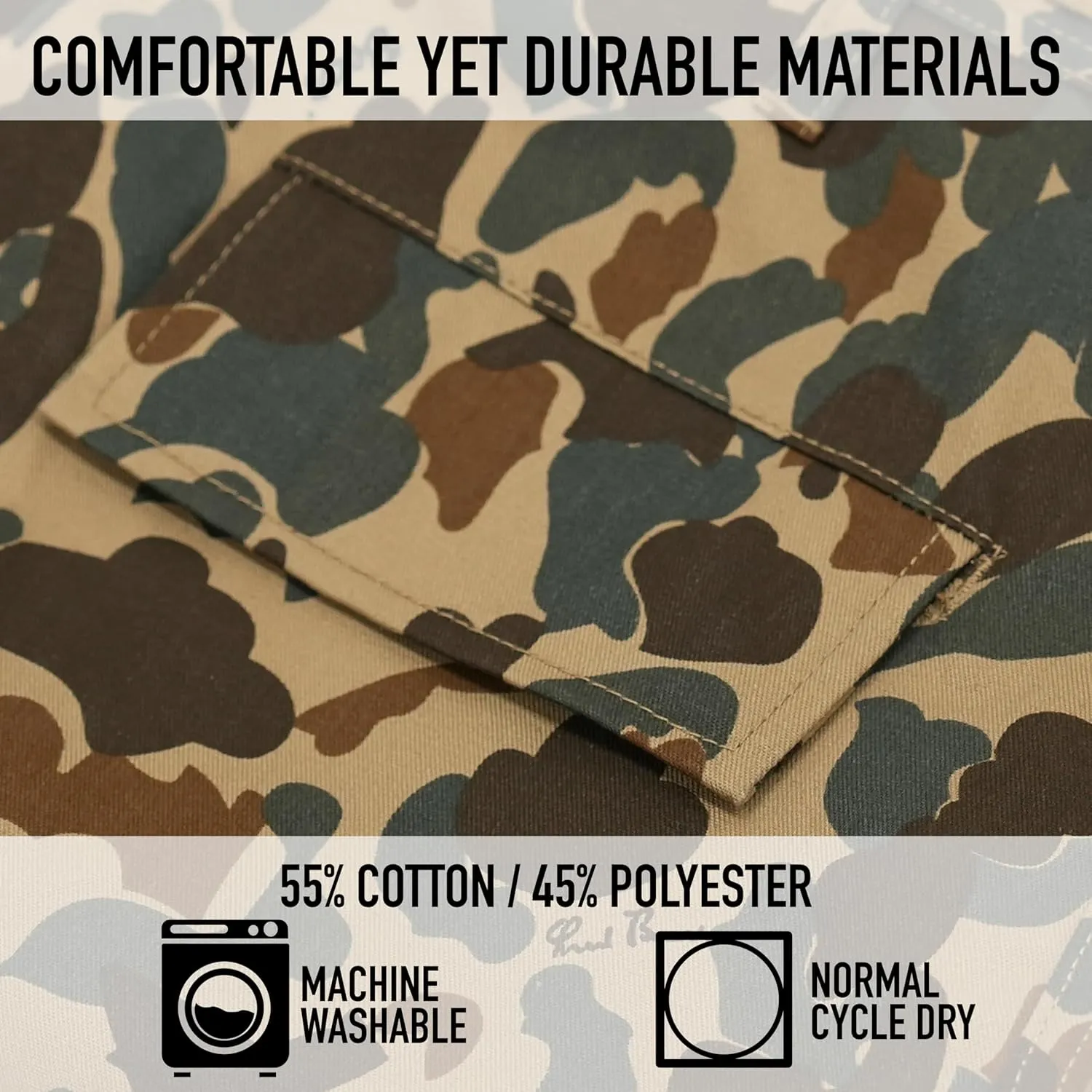 Rothco X Bear Archery Fred Bear Camo Tactical BDU Pants – Rugged & Heavy-Duty Cargo Pants