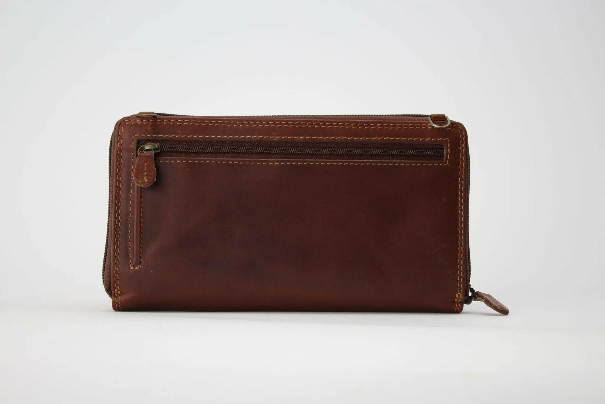 Rugged Earth Leather Organizer Purse