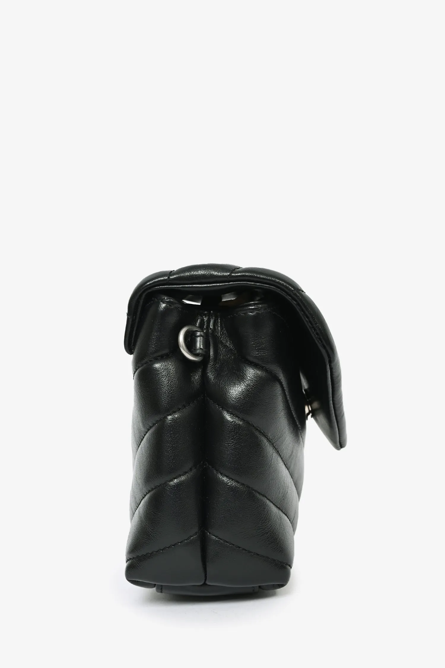Saint laurent Black Leather Toy LouLou Crossbody