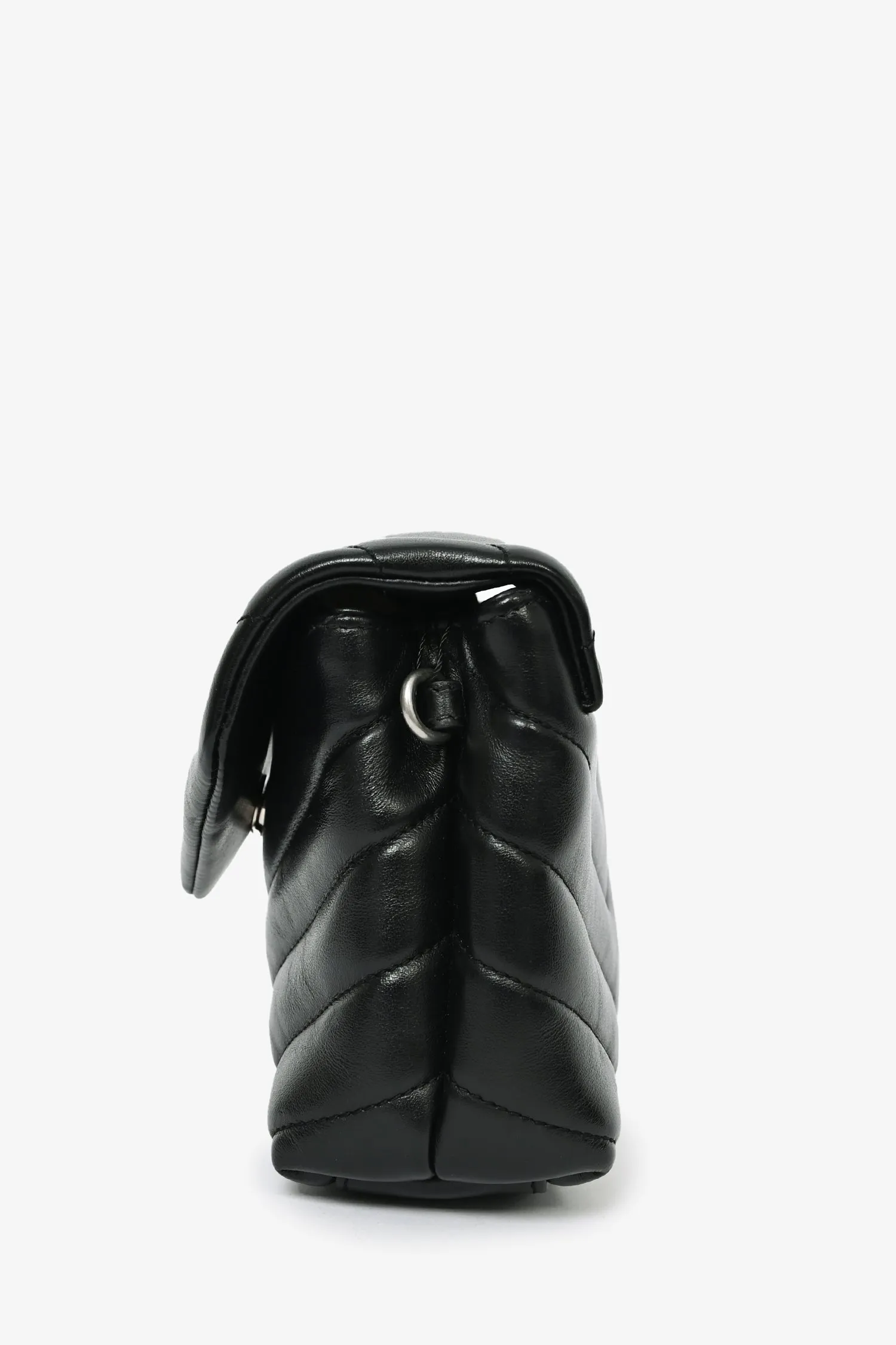 Saint laurent Black Leather Toy LouLou Crossbody