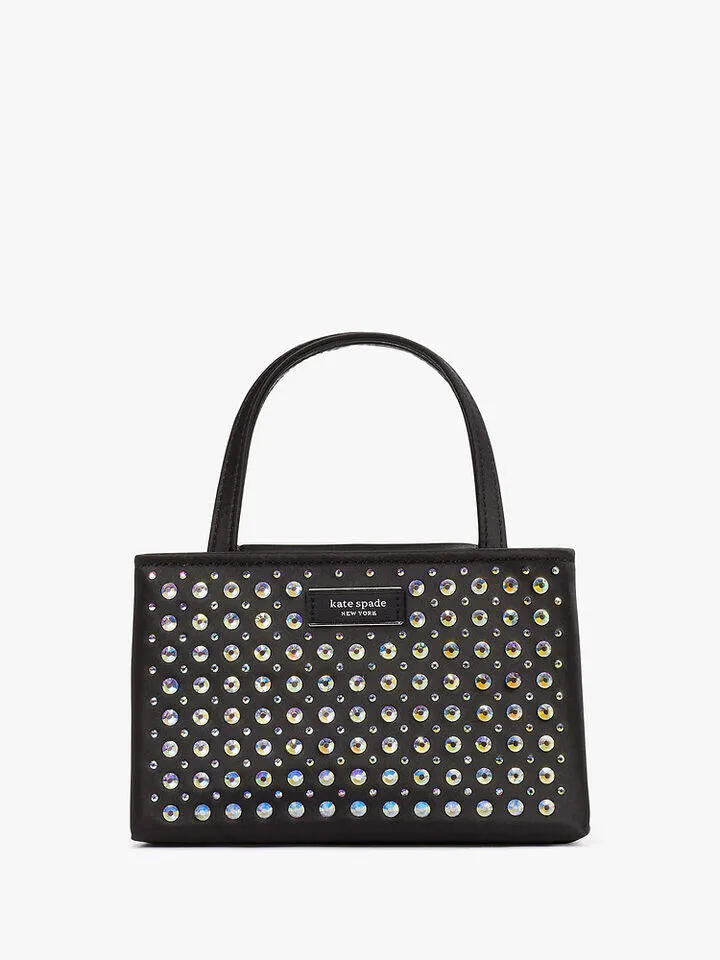 Sam Icon Crystal Embellished Mini Tote