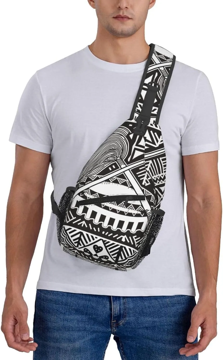 Samoa Flag Crossbody Sling Backpack, Sling Bag Travel Hiking Chest Bag Unisex Daypack