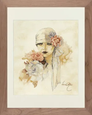 SARA MOON FROM LANARTE ROMANTIC COLLECTION COUNTED CROSS STITCH KIT