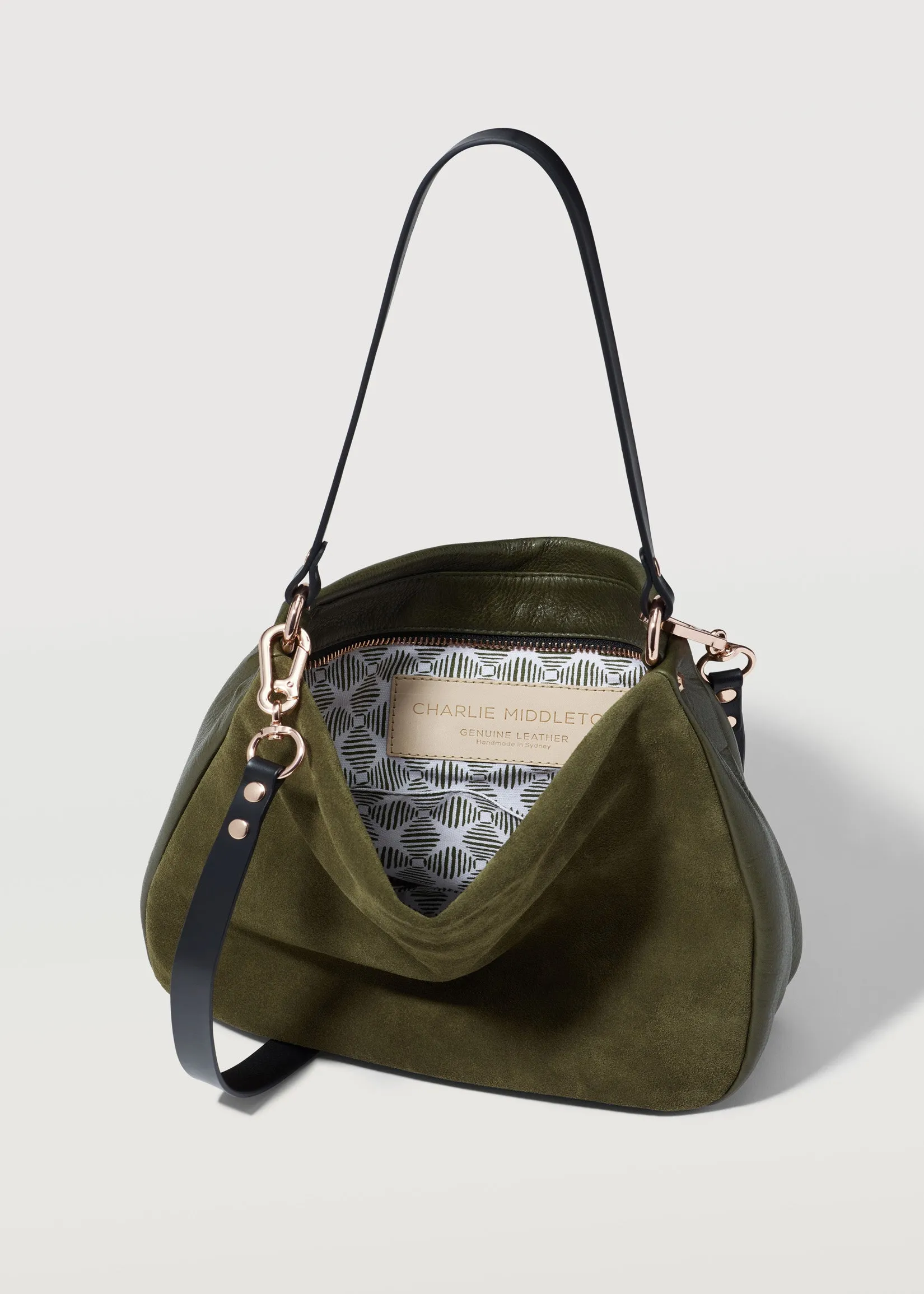 Seaweed Two Tone Billie Shoulder Bag