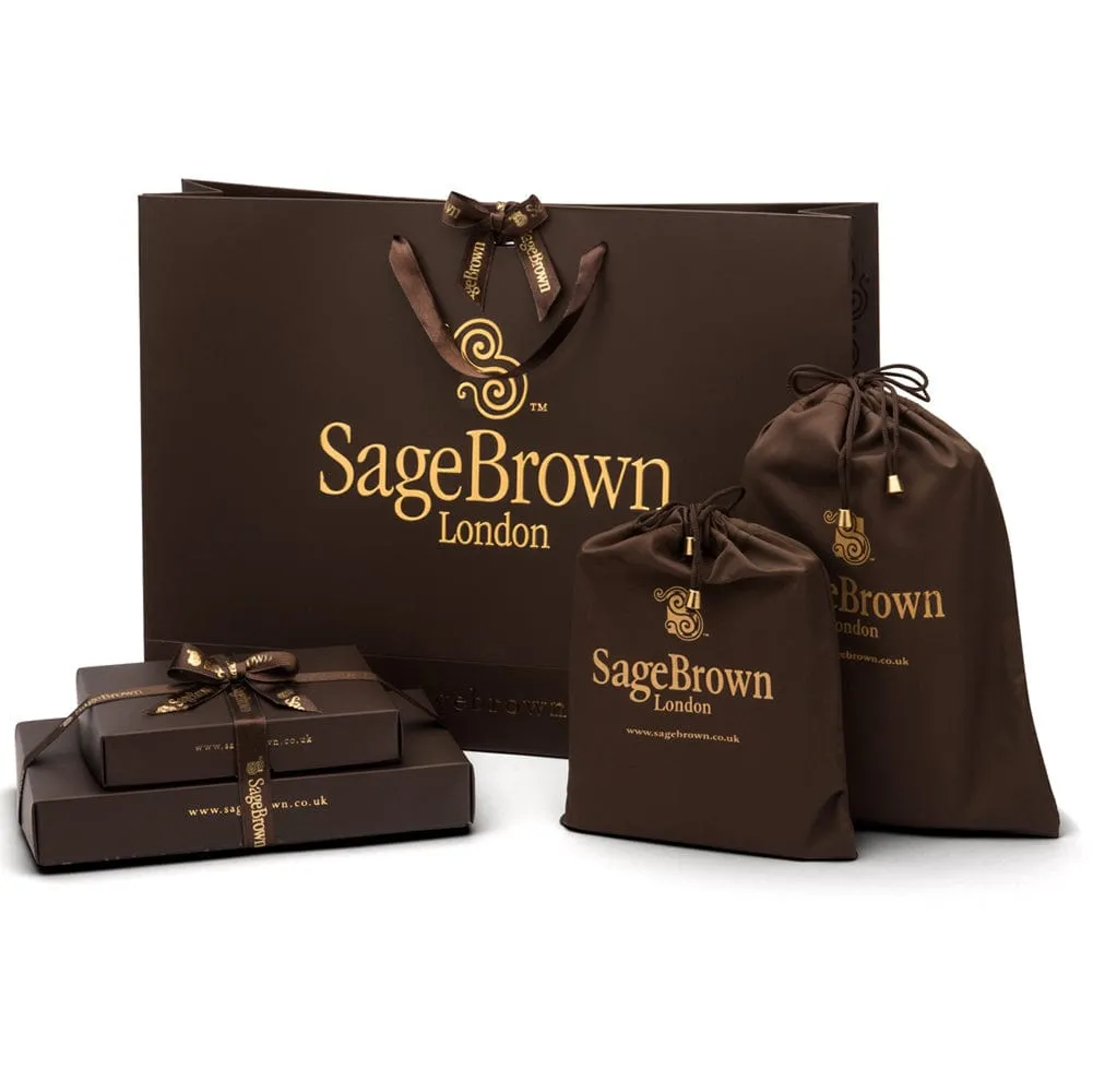Set of 3 Leather Makeup Bags - Tan