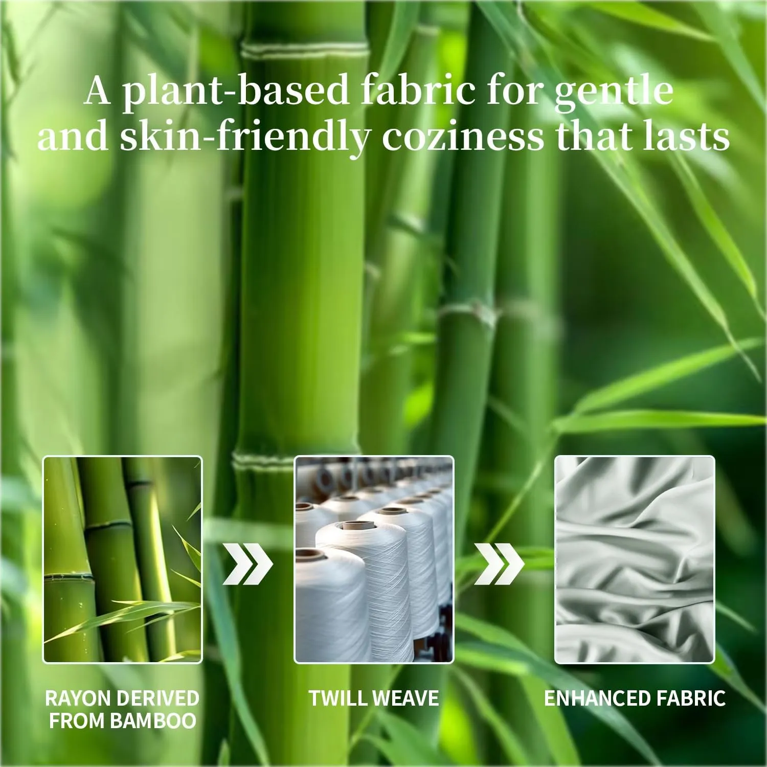 Shilucheng 100% Viscose Derived from Bamboo_ Sheets Queen Size 4pcs - Ultra Cooling & Silky Soft Bed Sheets, 16" Deep Pocket, Perfect for Hot Sleepers, Hotel Bedding Sheets (Sea Glass)