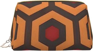 Shining Overlook Portable Cosmetic Bag, *Travel Cosmetic Bag, Unisex, Zipper Closure, Suitable For Daily Use