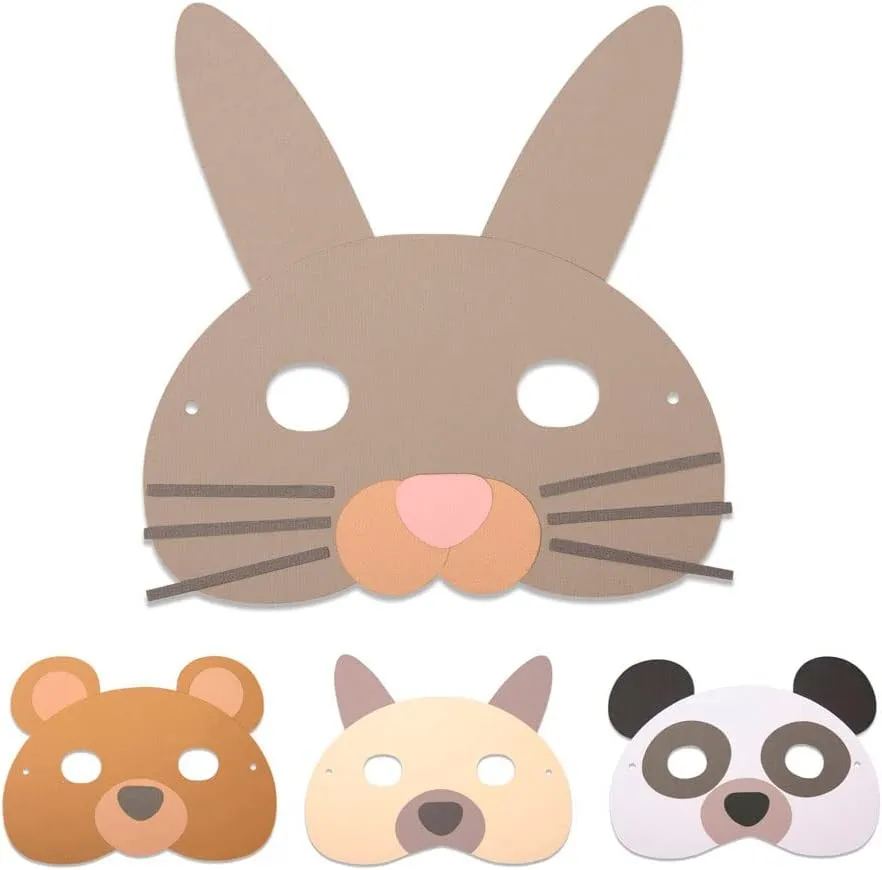 Sizzix Bigz L Die Animal Mask by Laura Kate, Multicolor