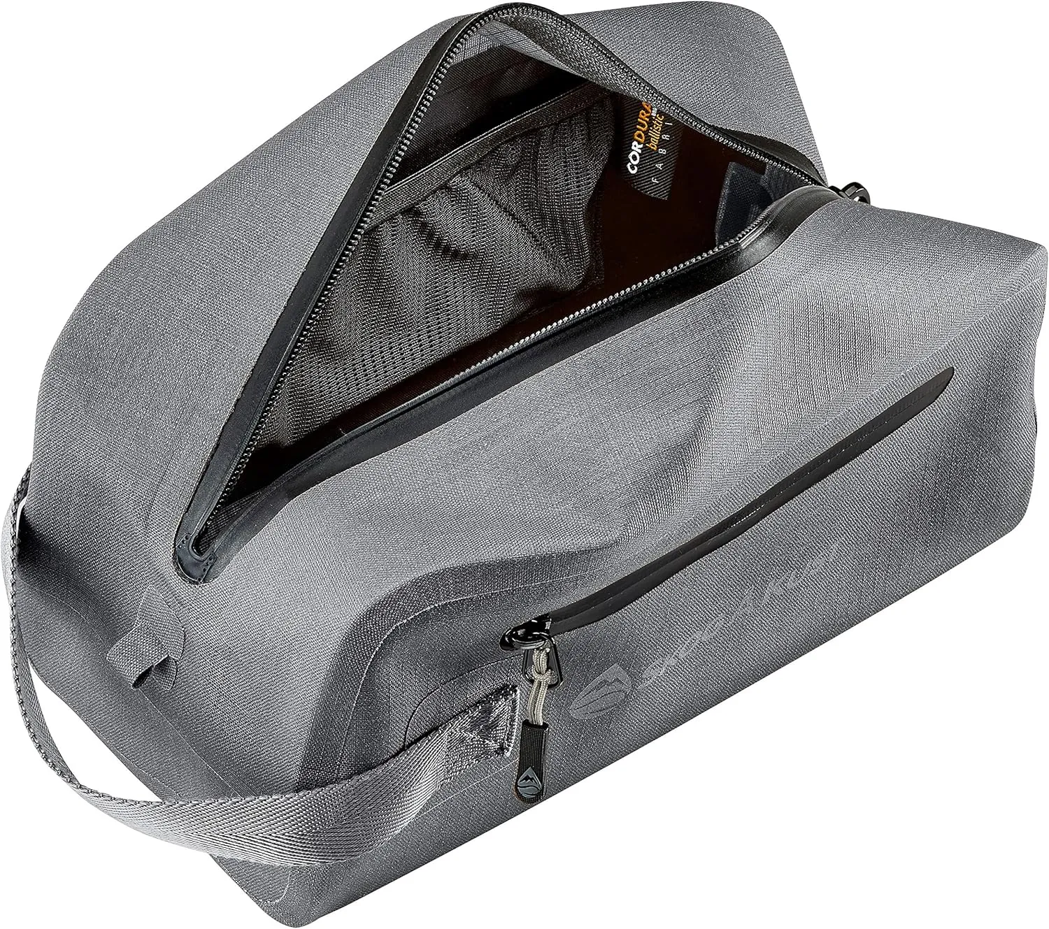 Skog Å Kust DoppSåk Waterproof & Leak-Proof Travel Toiletry Bag | Large, Charcoal Grey