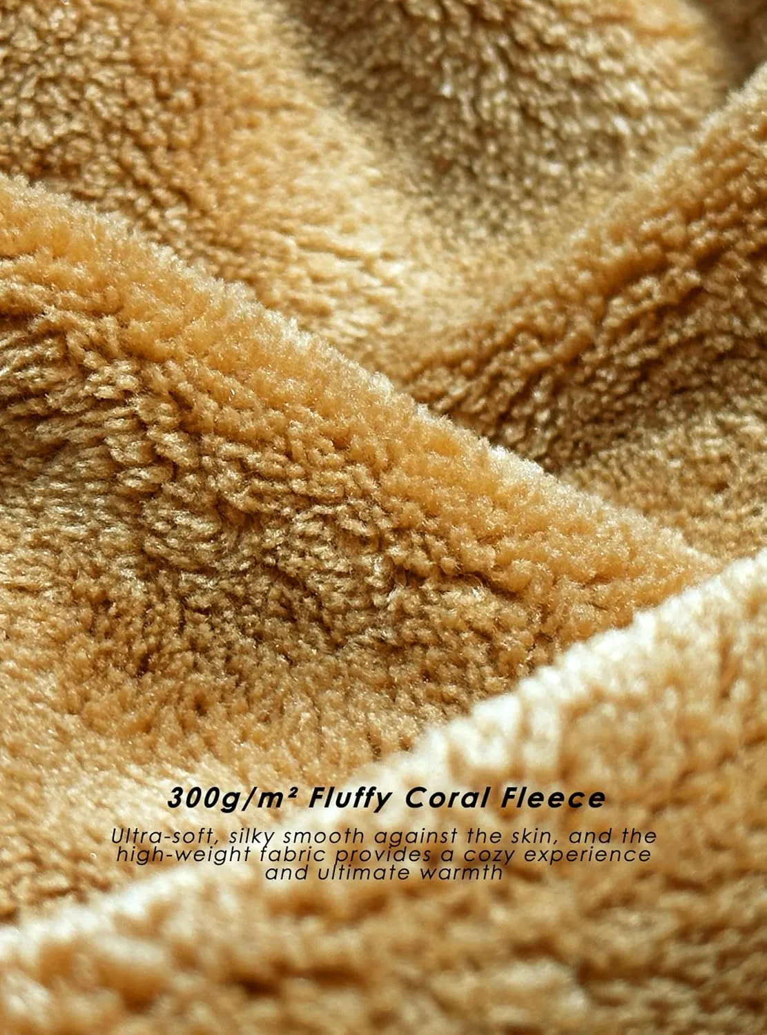 SlumberMee Mens Fleece Plush Robe with Hood Ultra Soft Fluffy Full Length Long with Pockets Luxurious House Coat