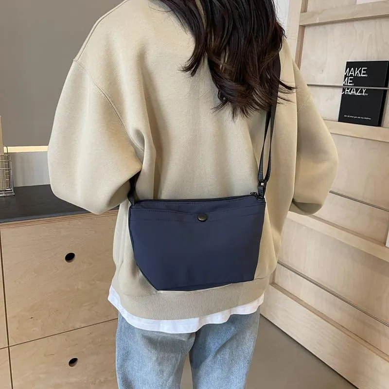 Small Crossbody Bag for Women Lightweight Dumpling Purse Minimalist Shoulder Handbag Casual Versatile Daily Travel Satchel