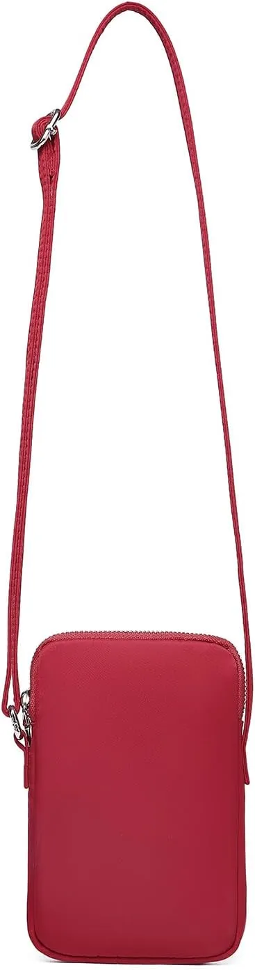 Small Crossbody Purse Zipper Cell Phone Bag Mini Shoulder Purse Wallet Smart Phone Wallet with Credit Card Solts