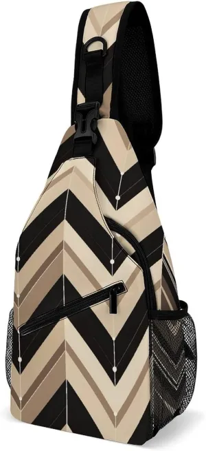 Small Crossbody Sling Backpack Dark And Light Colors Chest Bags for Traveling Chest Fashion Shoulder Bag