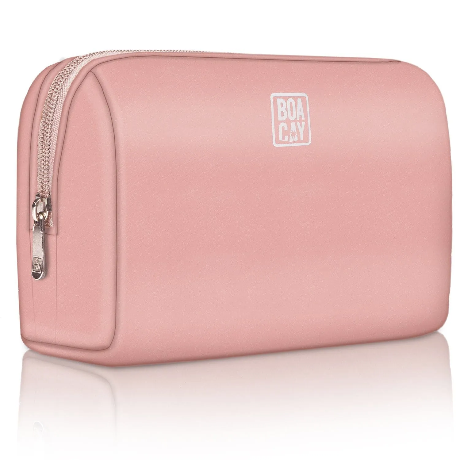 Small Minimalist Cosmetic Pouch - Dusty Rose