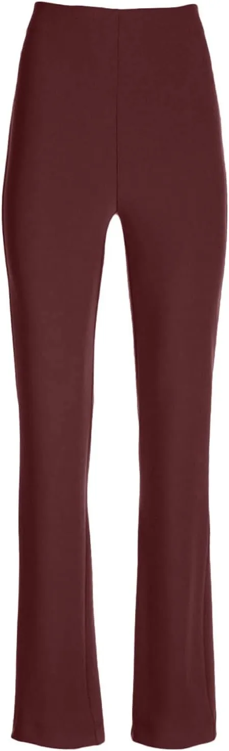 SMIDOW Womens Dress Pants for Work Business Casual High Waisted Straight Leg Bootcut Stretchy Pant Regular Fit