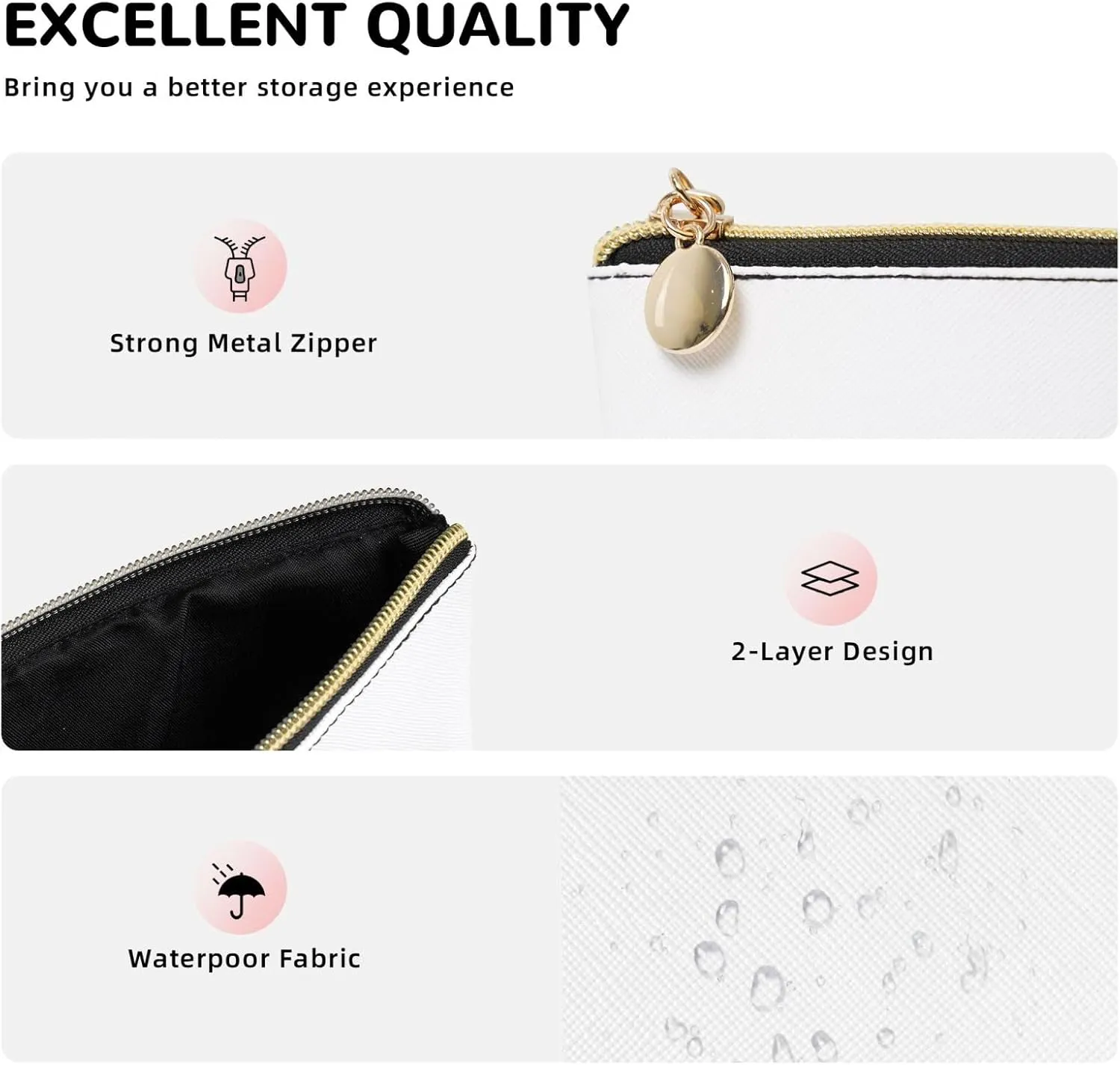 Snake Skin Print Makeup Bag Waterproof Cosmetic Bag Organizer Small Make Up Zipper Pouch Portable Travel Toiletry Bag For Women Girls