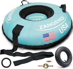 Snow Tube Snow Tubes Heavy Duty Snow Tube for Kids Adult Snow Tube Snow Tubes for Sledding Snow Sled Sledding Tube Inflatable Snow Tube for Kids Towable Rubber Snow Tube with Cover