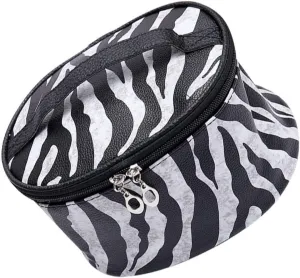 SOIMISS Wash Pouch Stand-up Makeup Bag Leopard Print Toiletry Bag for Men Women Portable for Travel