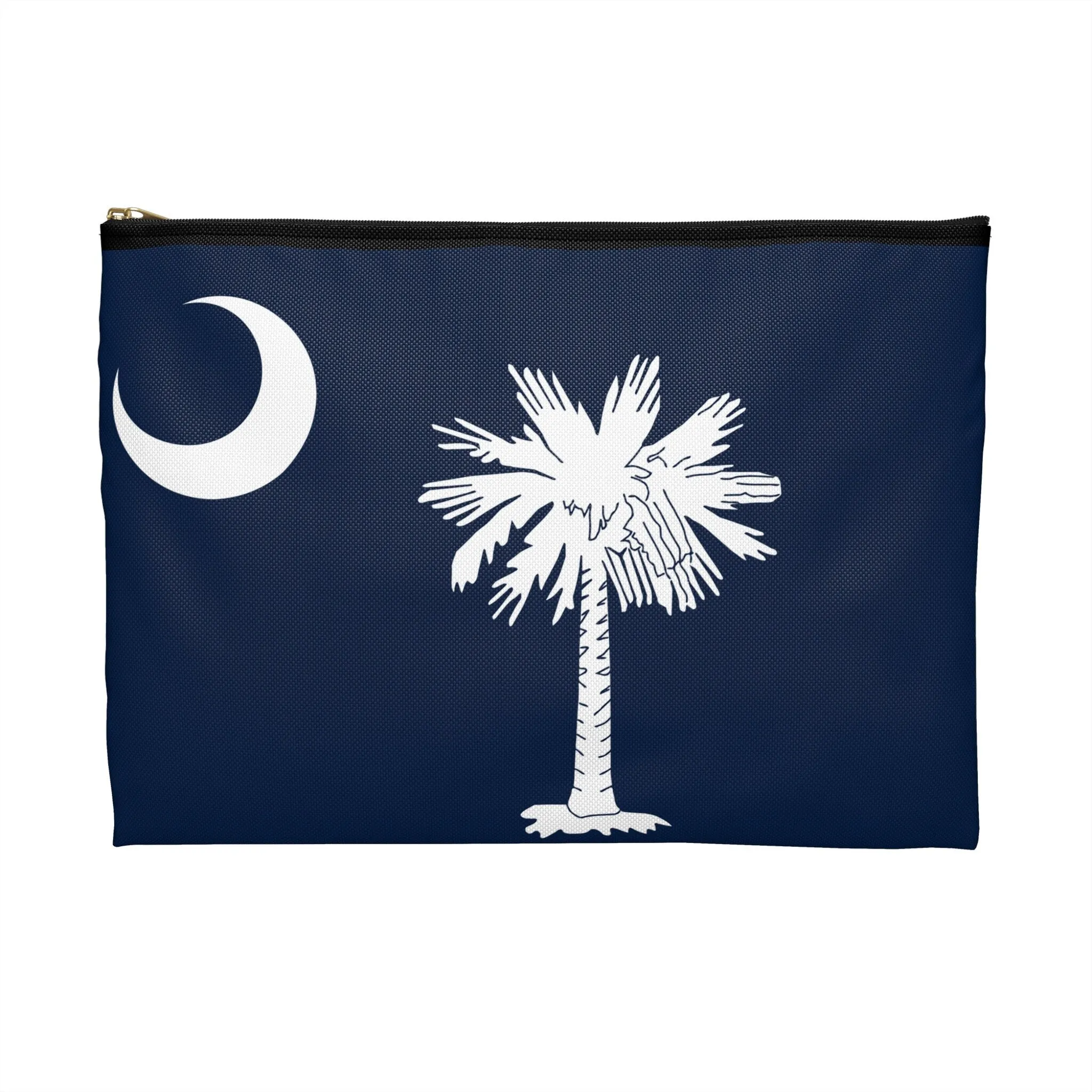 South Carolina Palmetto Moon and Tree Flag  Accessory Pouch