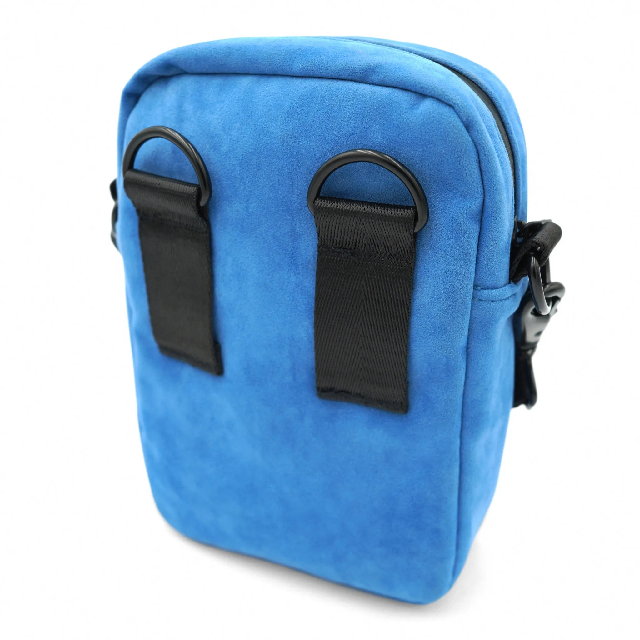 Stash Bag in Suede Blue