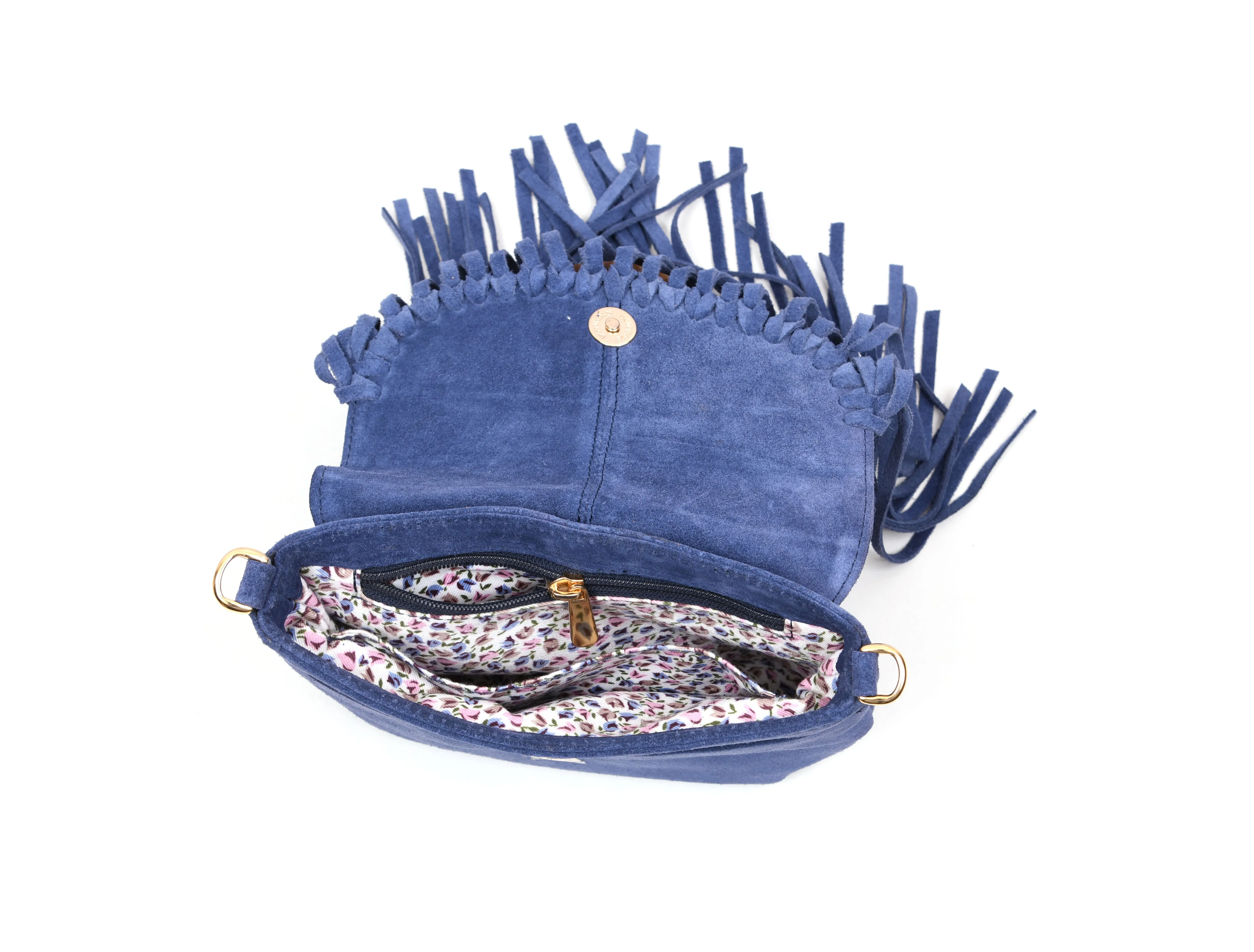 Stockton Leather Suede Cross Body
