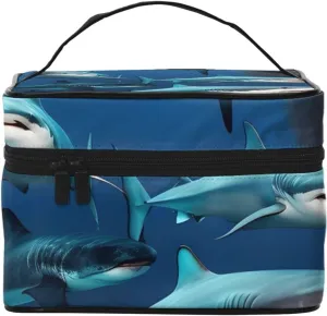 Submarine Shark Coral Travel Cosmetic Bag Travel Toiletry Bag Cosmetic Bag For Men And Women, Suitable For Cosmetic Toiletries