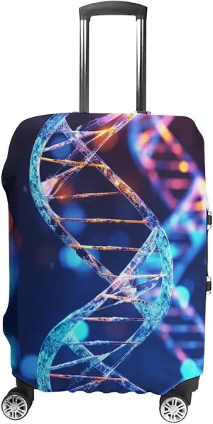 Suitcase Covers for Luggage DNA Genetic Helix Fashion Luggage Cover Washable Protector Waterproof Suitcase Cover Anti-scratch Travel Suitcases Covers Case for 19-32 Inch Luggages XL