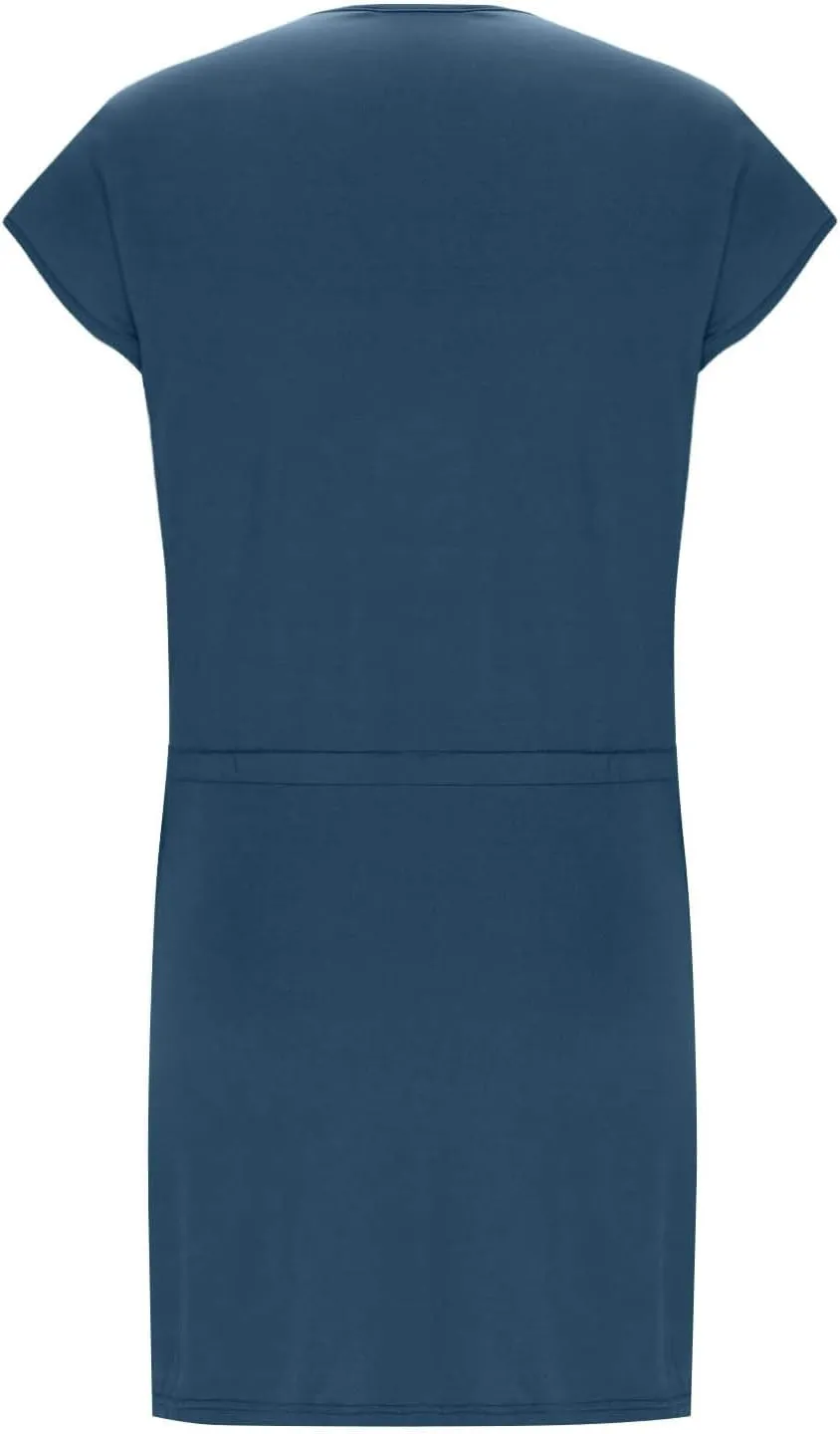 Summer Dresses for Women 2025 Casual V-Neck Short Sleeve Sundress Ladies Fashion Work Mini Dresses with Pockets