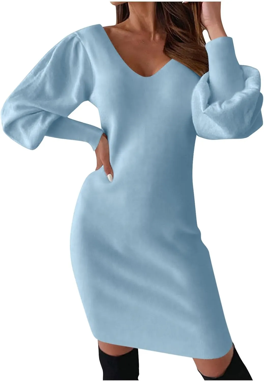 Summer Dresses for Women 2025 V-Neck Long Sleeve Sundresses A-Line Ladies Elegant Lace Crochet Beach Mini Dress