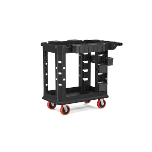Suncast Commercial PUCHD1937 Heavy Duty Utility Cart - 19 Inch x 37 Inch - 500 Pounds Load Capacity, Black