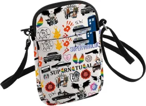 Super Thing Anti Possession Symbol Crossbody Bag Brother TV Show Lover Team Free Will Small Sling Bag Birthday Gift