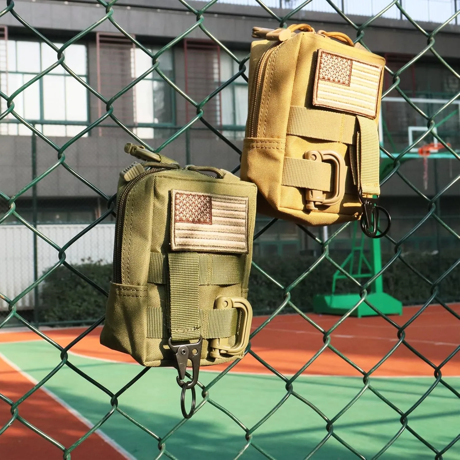 Tactical Molle Pouch Compact EDC Bag Utility Tool Pouch Durable 600D Nylon Small Travel Bag Molle Accessories Organizer for Outdoor Activity