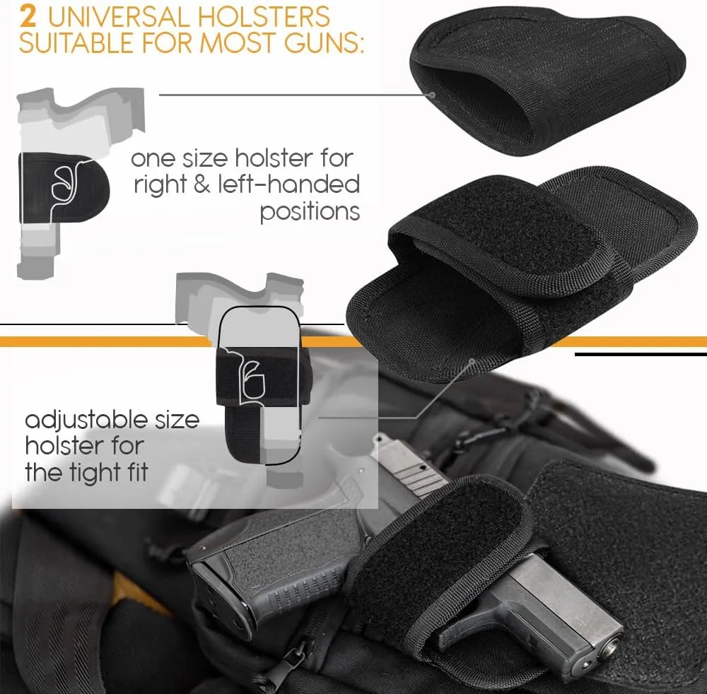 TECEUM Tactical Compact Sling Bag – CCW for Everyday – 10  Styles – Shoulder Crossbody Bag for Concealed Carry of Handgun