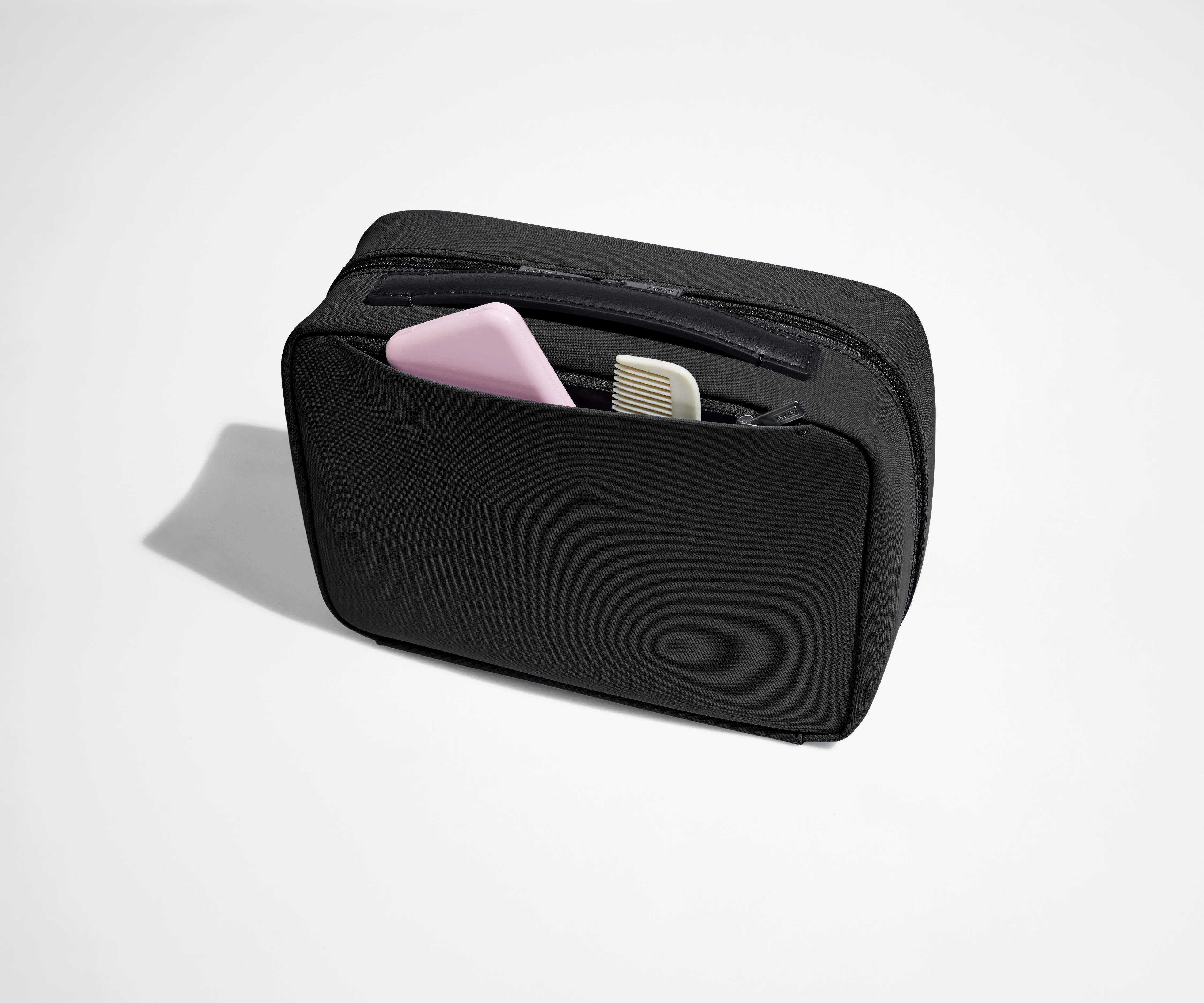 The Hanging Toiletry Bag in Jet Black