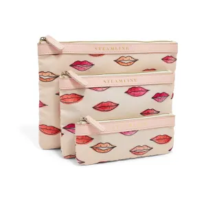 The Lip Print - Cosmetic Case Set