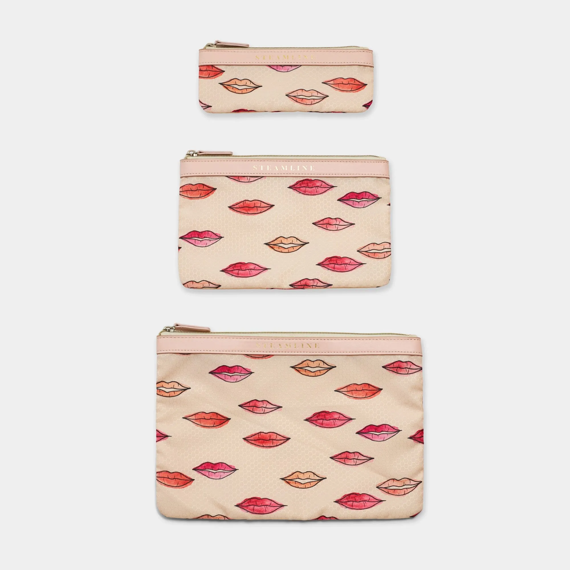 The Lip Print - Cosmetic Case Set