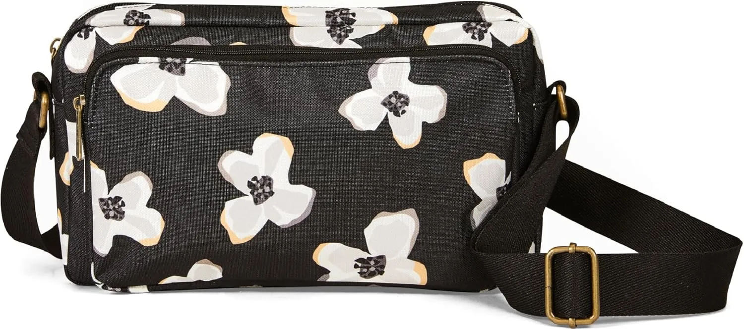 THIRTY-ONE Gifts All Zipped Up Crossbody Purse, Zipper-Top Crossbody Bag for Women