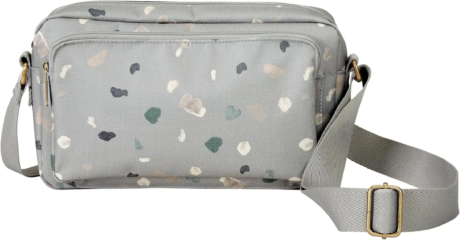 THIRTY-ONE Gifts All Zipped Up Crossbody Purse, Zipper-Top Crossbody Bag for Women