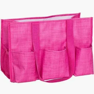 Thirty one Organizing Utility tote 31 gift shoulder bag in Pink Cross Pop