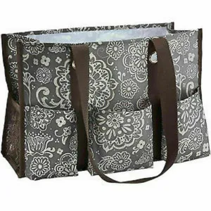 Thirty one Organizing Utility tote 31 gift shoulder bag in Woodblock Floral